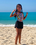 Black Swim shorts