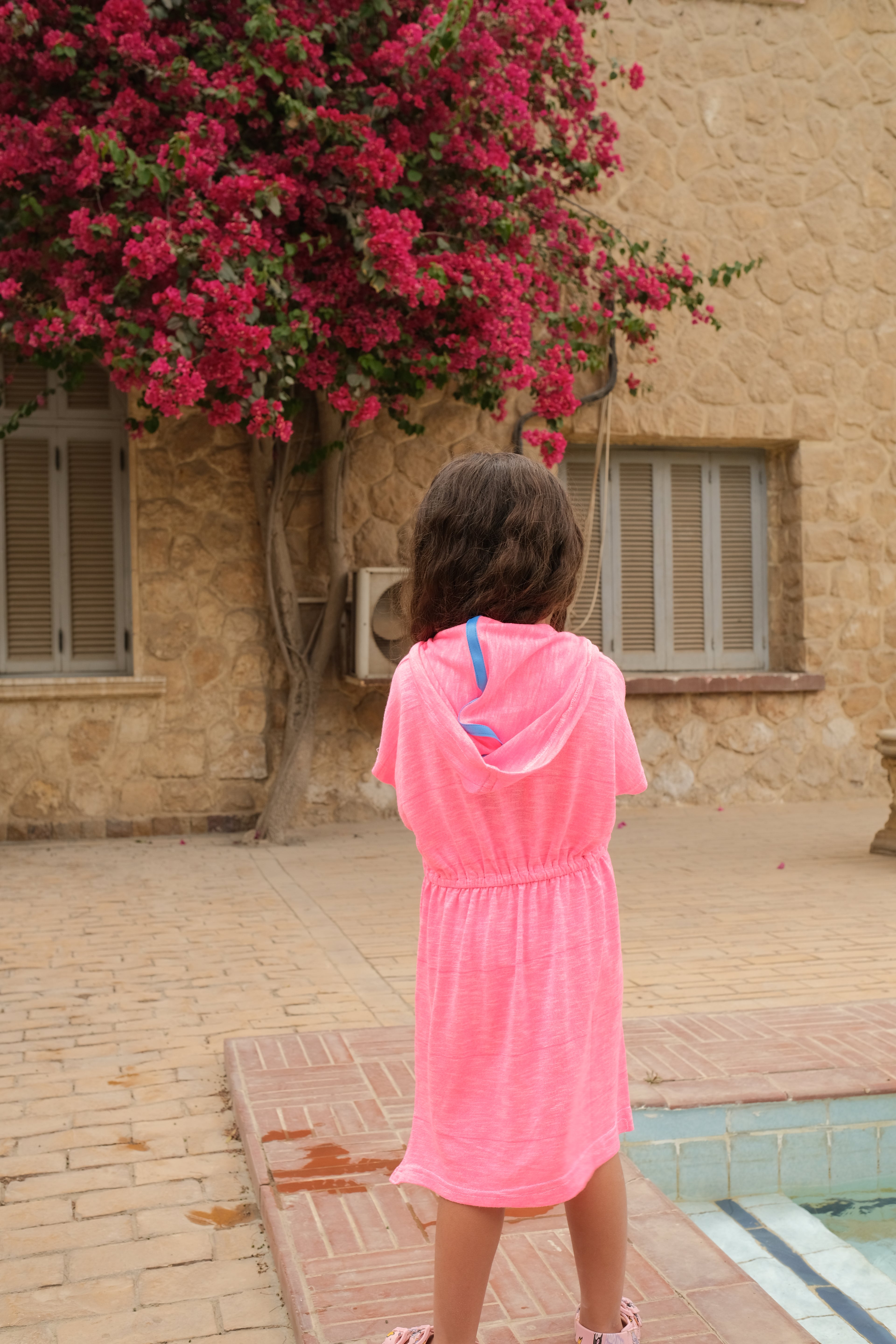 Pink beach dress