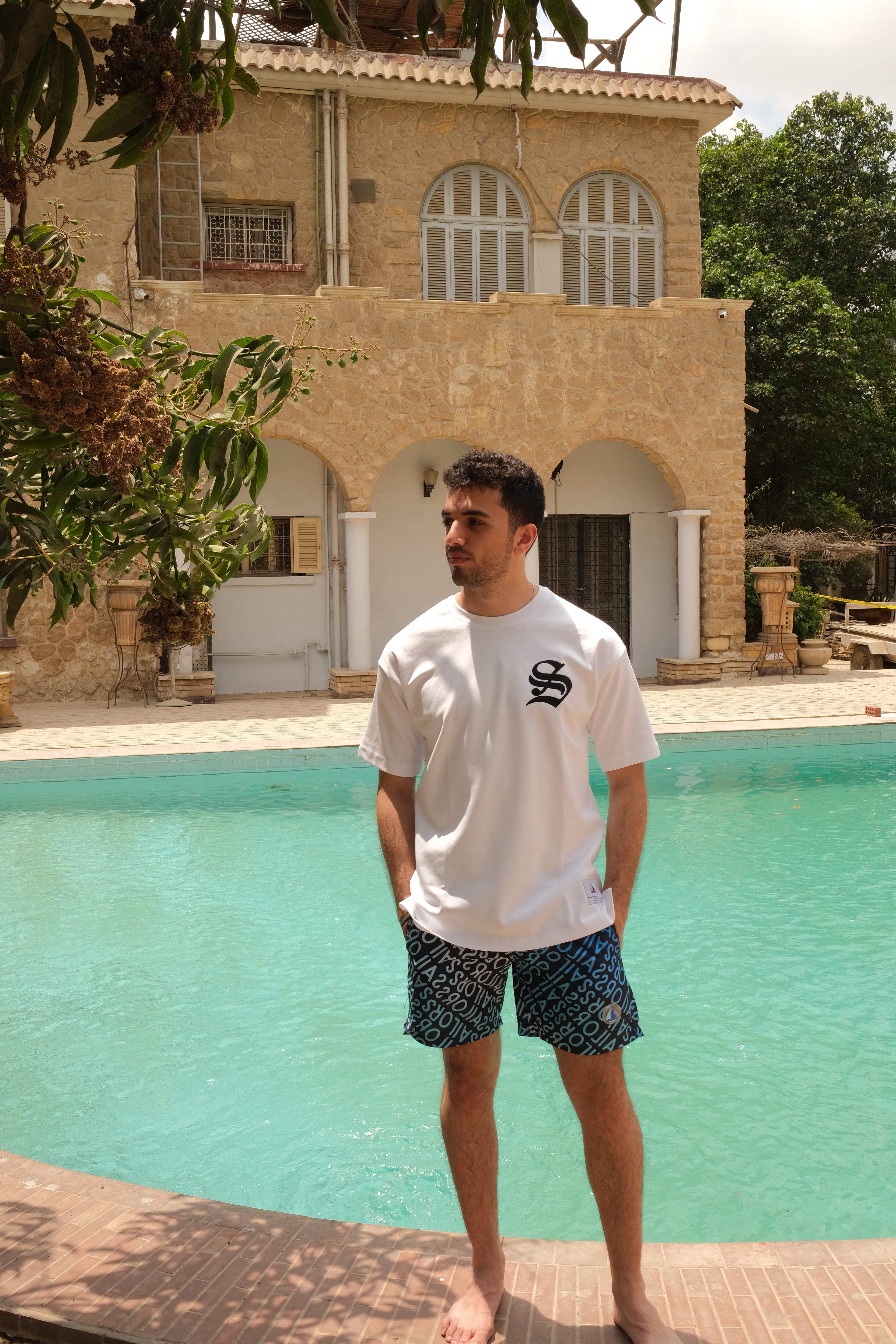 Sailors swim shorts