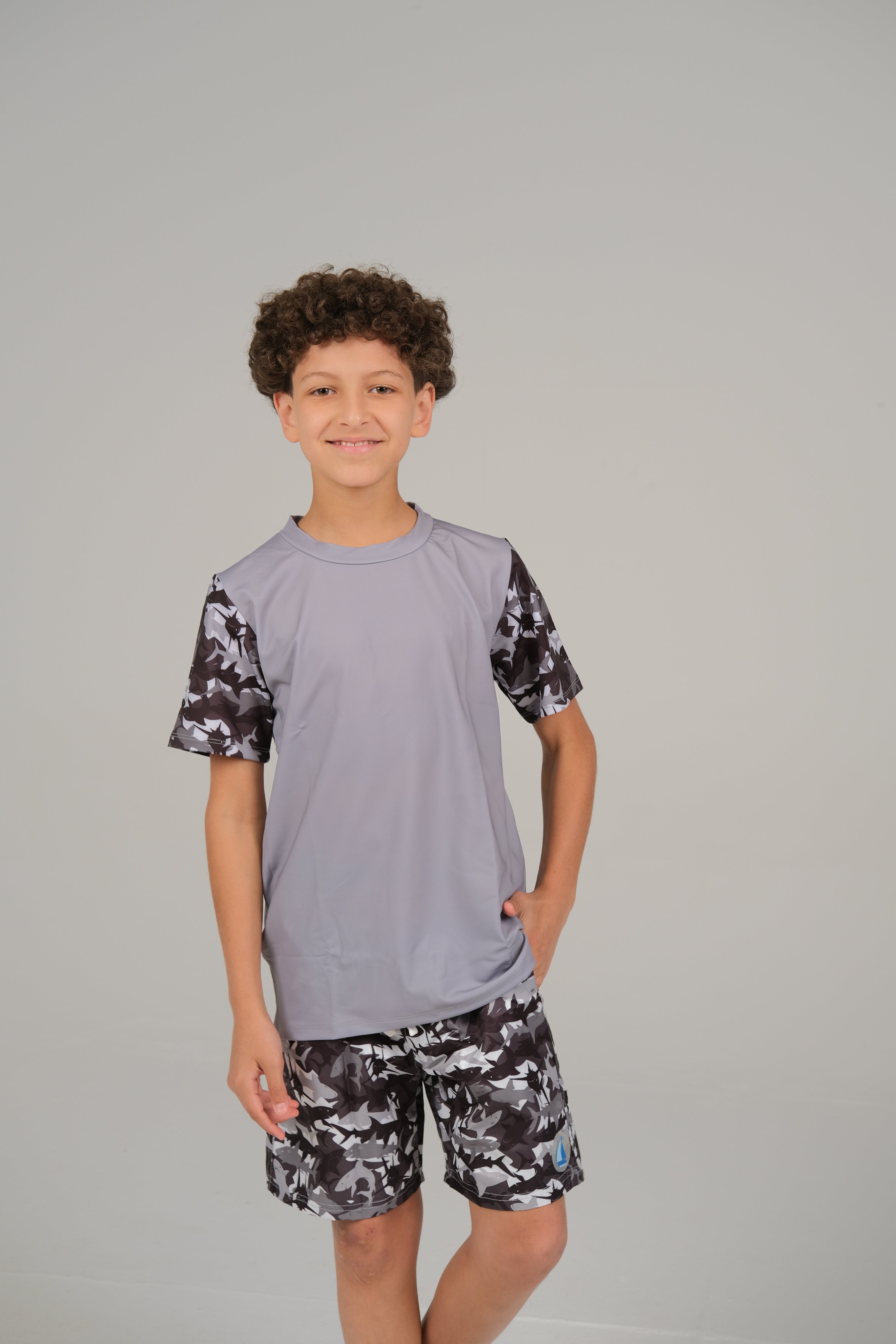 Grey Sharks Sun safe swim set